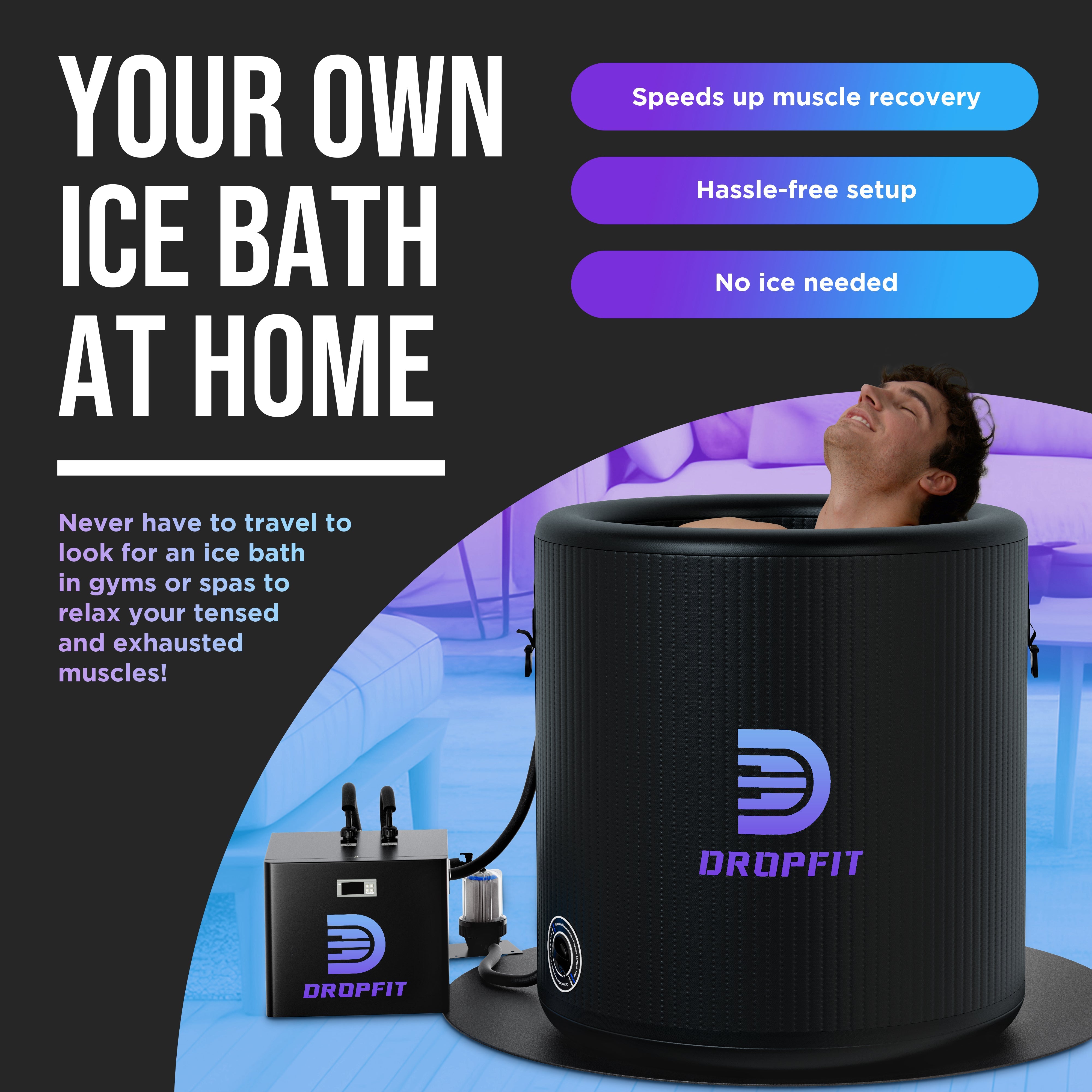 Portable Ice Bath Tub for Cold Therapy