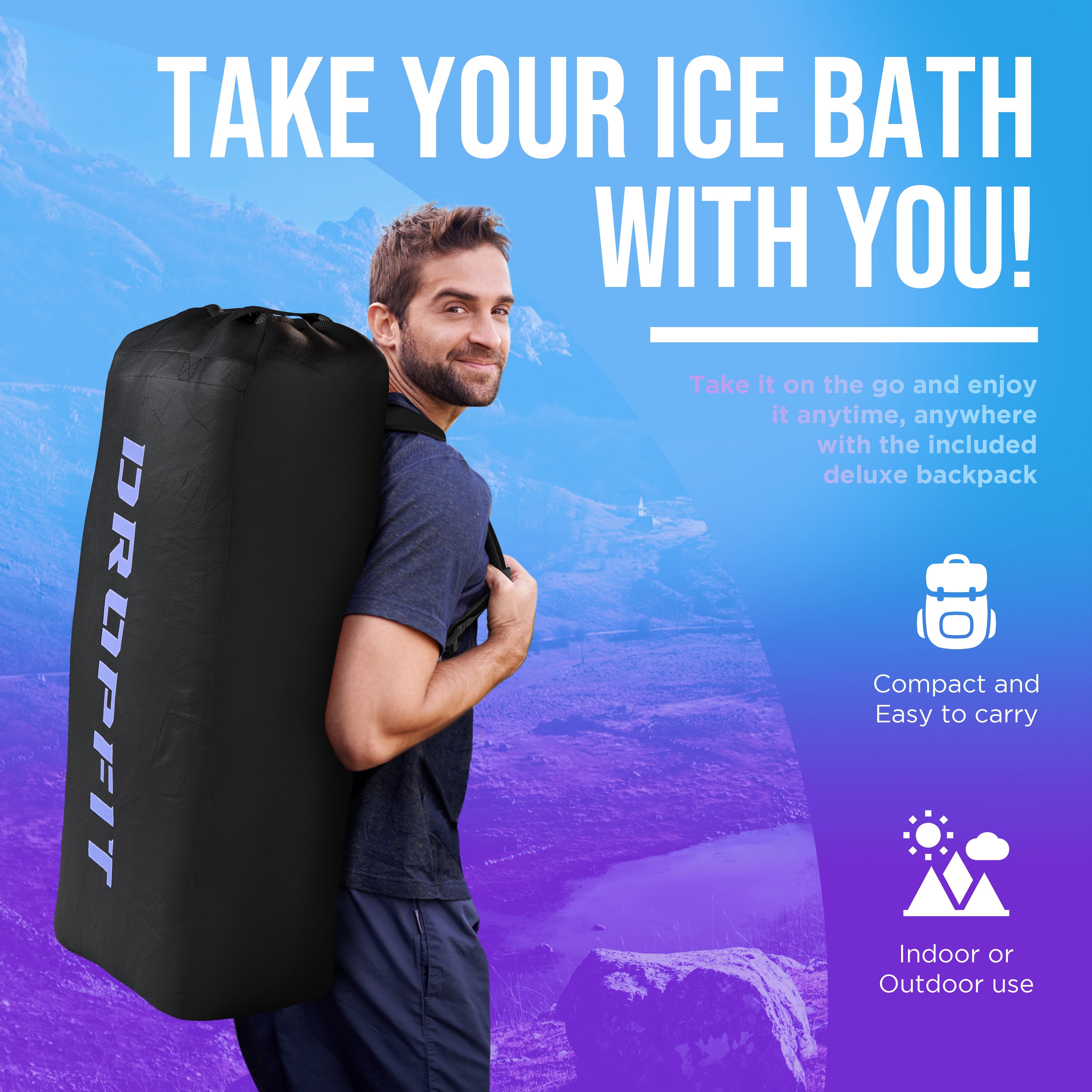 Portable Ice Bath Tub for Cold Therapy