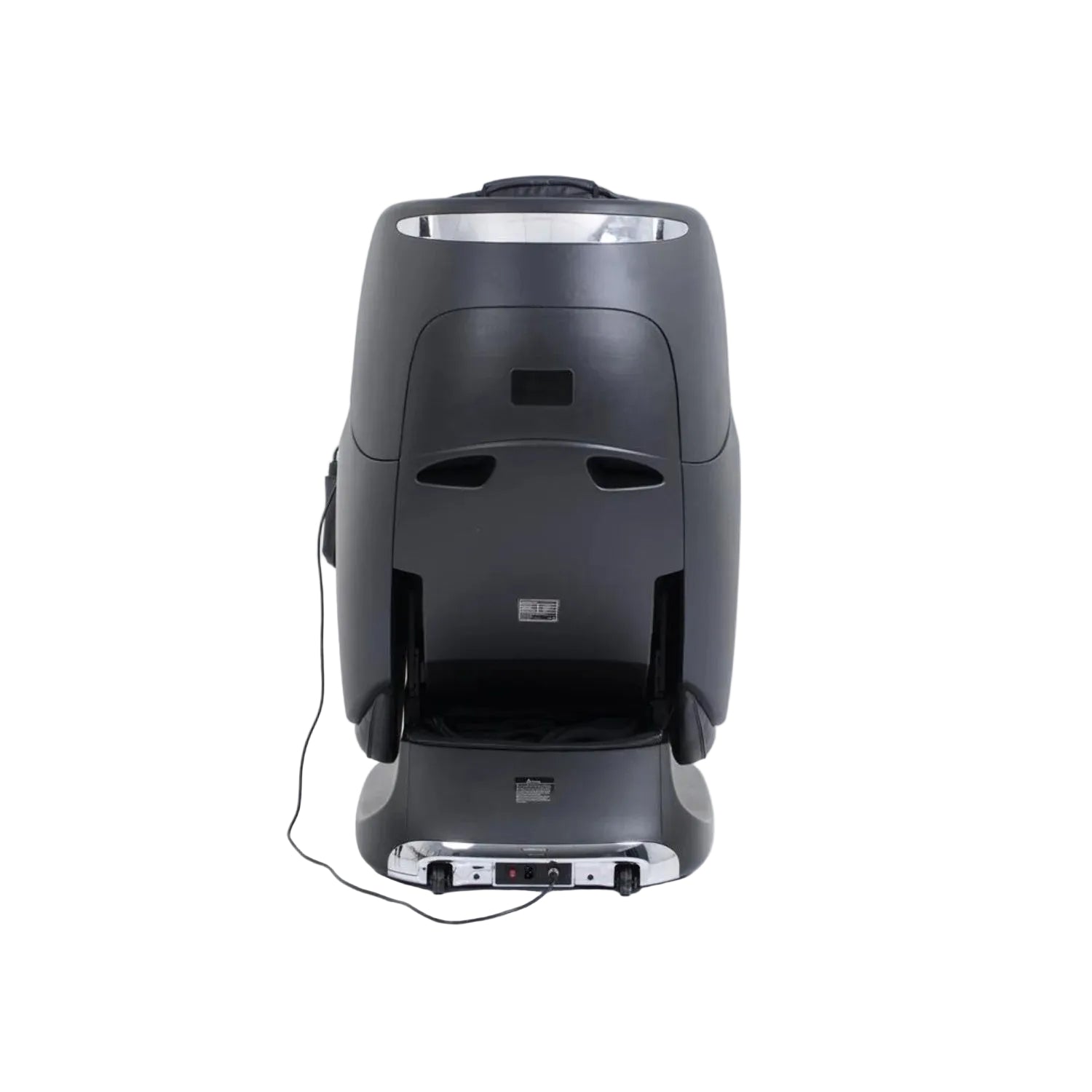 Elvis Black Faux Leather Premium Massage Chair with Bluetooth Speaker